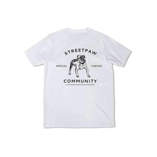 Unisex Oversized White T-Shirt - Dog