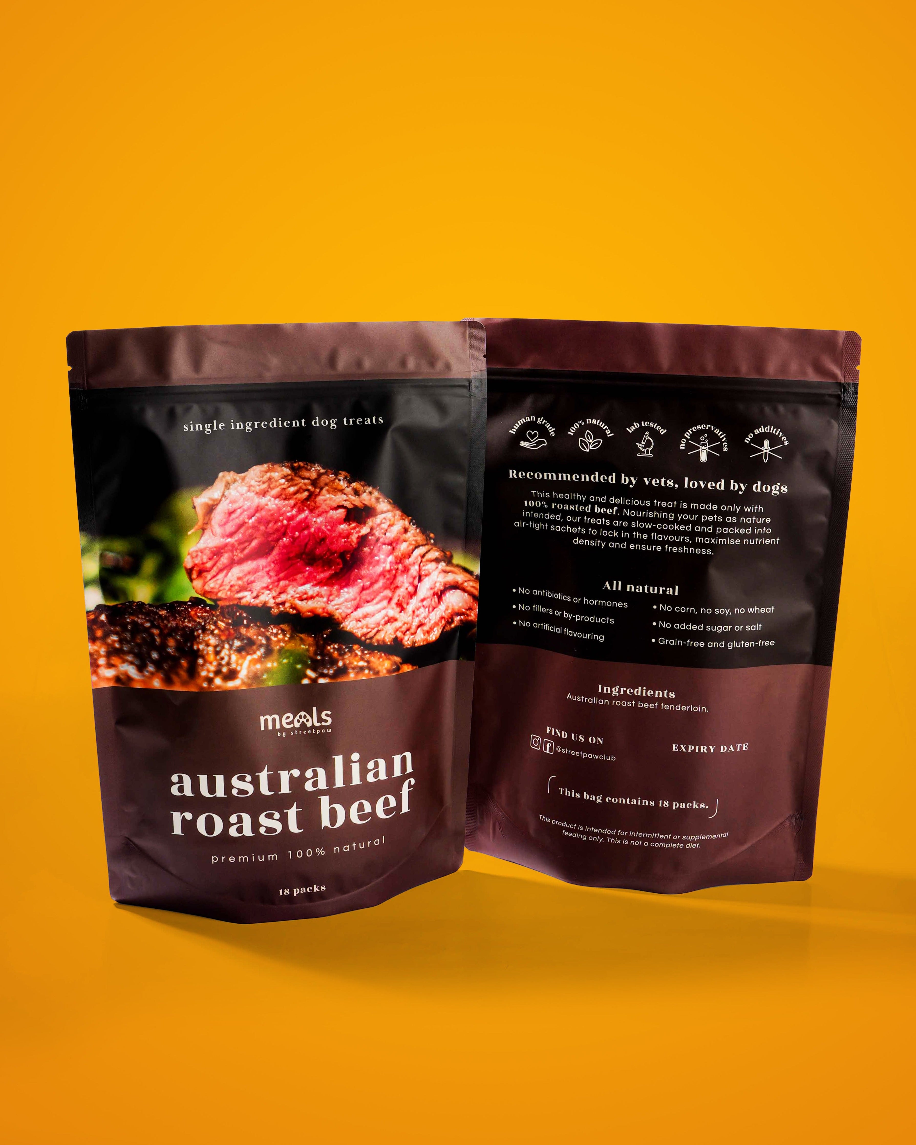 Australian Roast Beef Large Pack For Cats and Dogs