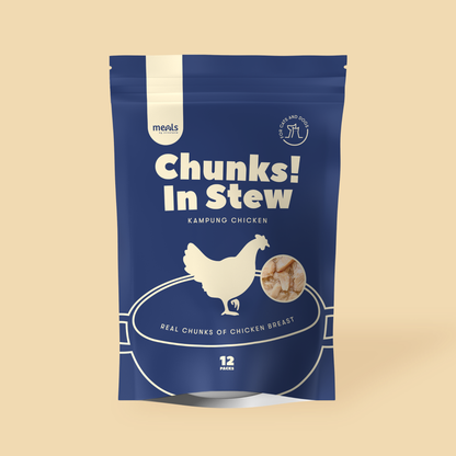 Kampung Chicken Chunks in Stew [For Cats🐱 and Dogs🐶]