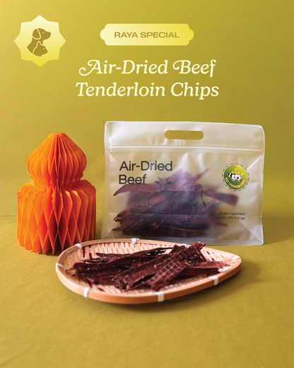 🐮 Air-Dried 99% Fat-Free Beef Tenderloin Chips
