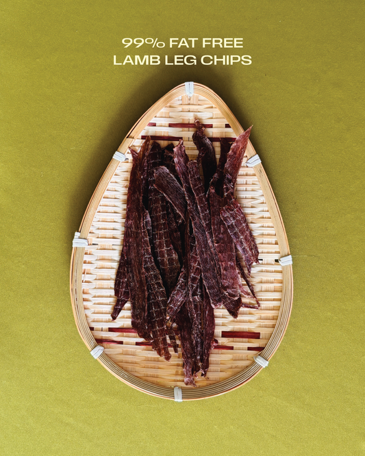 🐑 Air-Dried 99% Fat-Free Lamb Leg Chips