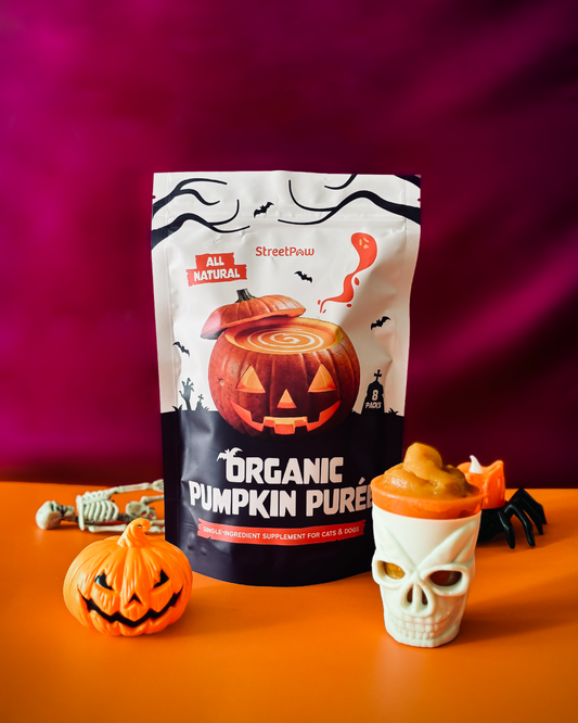 Organic Pumpkin Puree (8 packs) [For Cats🐱 and Dogs🐶]