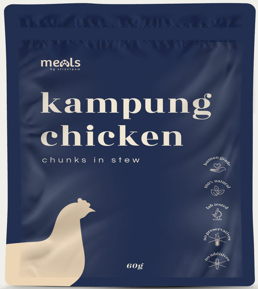 Kampung Chicken Chunks in Stew [For Cats🐱 and Dogs🐶]