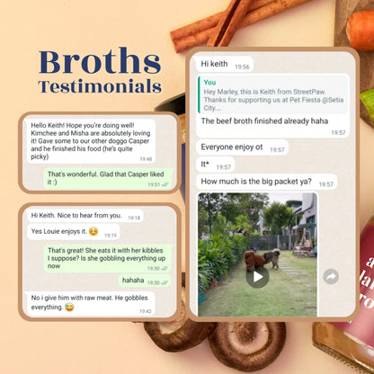 Fantastic 5! Broth [5 bottle x 250ml] [For Cats🐱 & Dogs🐶]