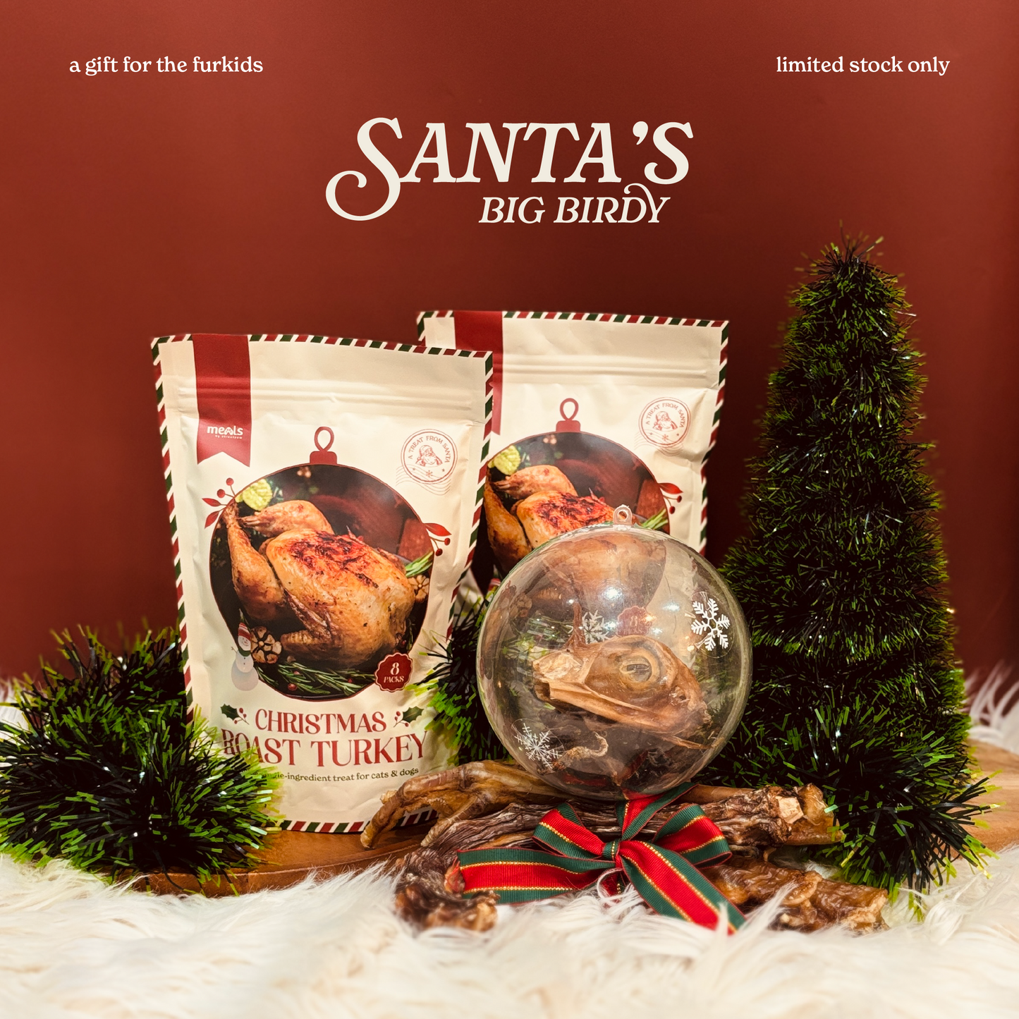 Santa's Big Birdy: An Undressed Turkey [For Dogs🐶]