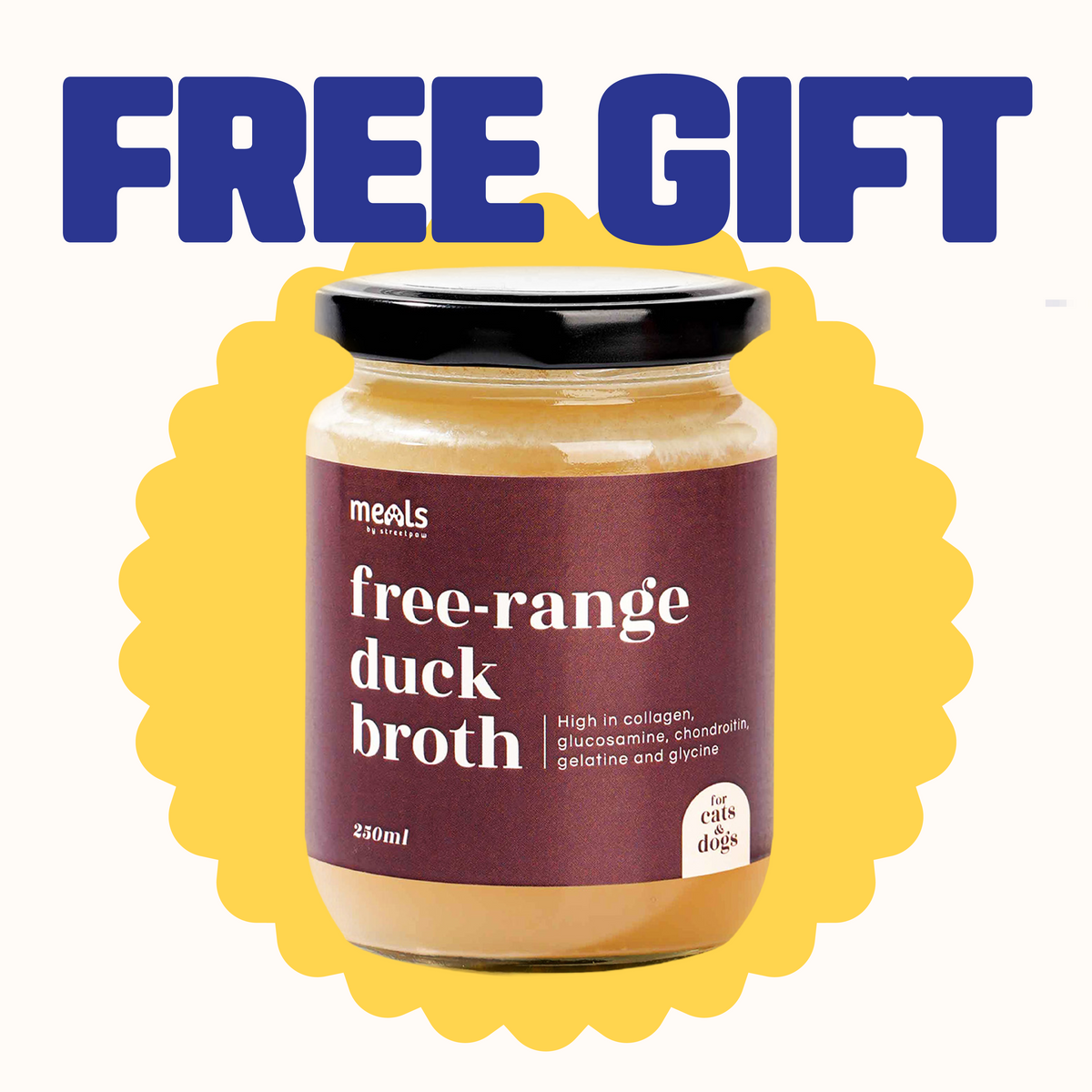 [SEP FREE GIFT - NOT FOR SALE] Bone Broth 250ml (❗State flavor at Cart Notes)