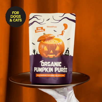 Organic Pumpkin Puree (8 packs) [For Cats🐱 and Dogs🐶]