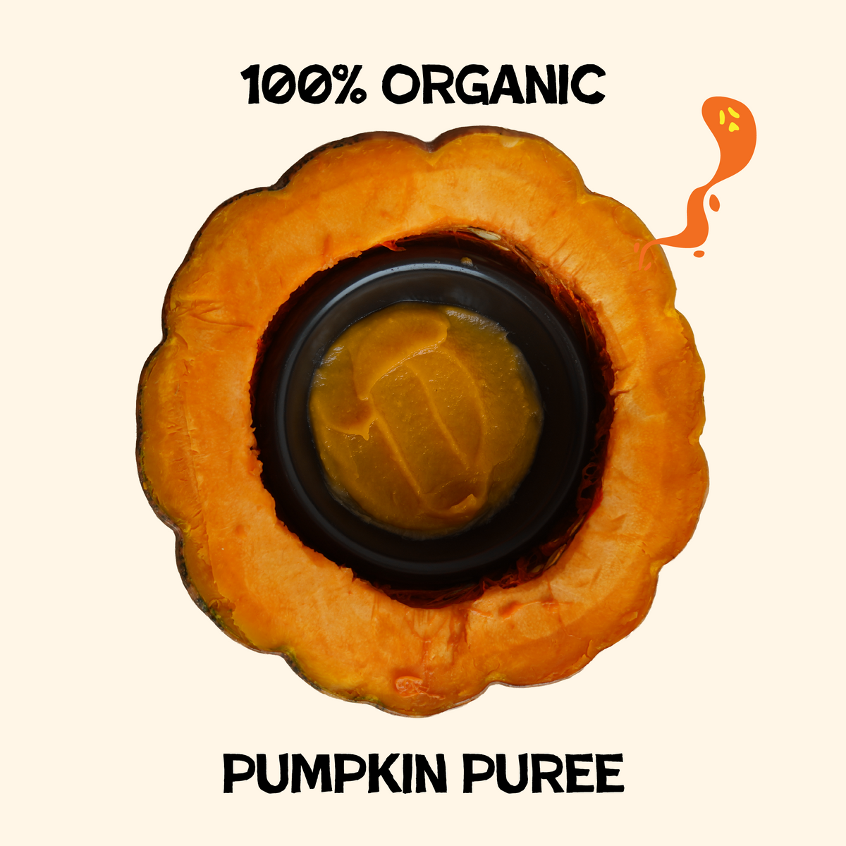 Organic Pumpkin Puree (8 packs) [For Cats🐱 and Dogs🐶]