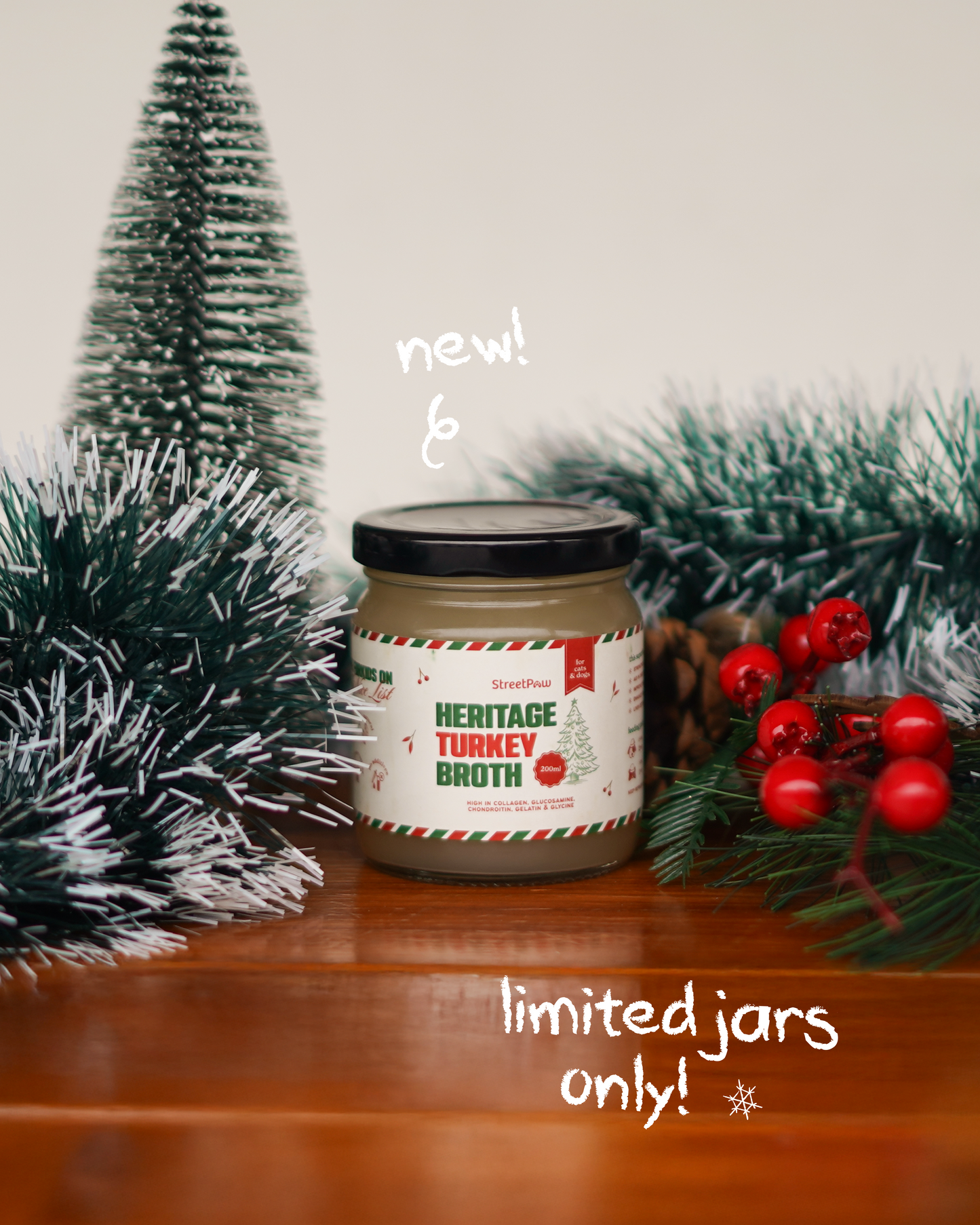 Limited Edition Heritage Turkey Broth (200ml) [For Cats🐱 and Dogs🐶]